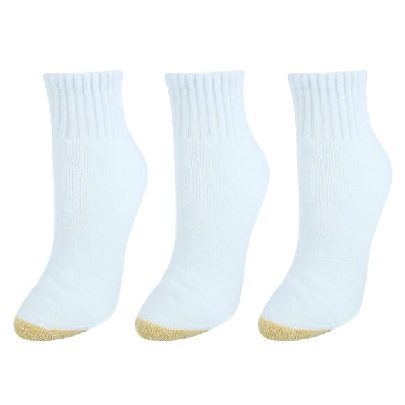 Gold Toe Women's Aqua FX Quarter Socks (3 Pair) - Picture 2 of 2